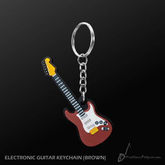 ELECTRIC GUITAR KEY RING CHAIN GIFT FOR GUITARISTS KEYRING KEYCHAIN NEW