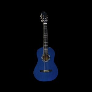 TC11BUS VALENCIA - BLUE 1/4 size Classical Nylon String Guitar Package with DVD