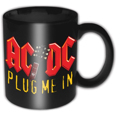 OFFICIAL LICENSED ACDC PLUG ME IN BOXED COFFEE MUG AC/DC CUP