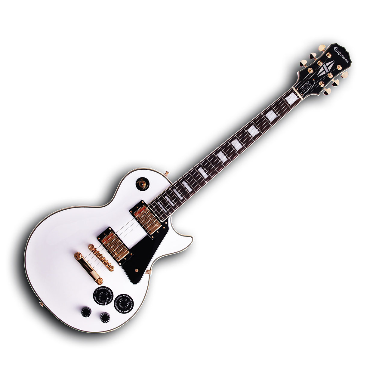 EPIPHONE レスポール custom Pro カスタムプロ ホワイト 白 - ギター
