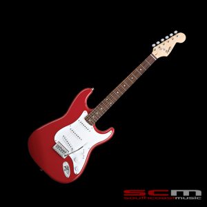 Fender Squier Bullet Strat with Tremolo Solid Body Electric Guitar Fiesta Red Finish