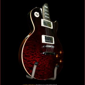 Epiphone Les Paul Standard Limited Edition Quilt Maple Top Black Cherry Finish with Epiphone LP Hard Case