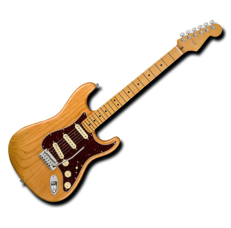 Fender American Ultra Stratocaster Electric Guitar - Ash Body, Natural ...