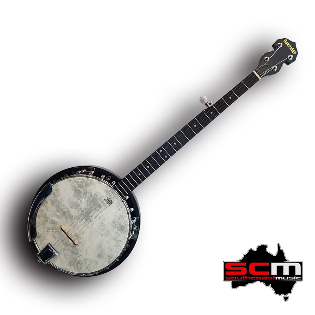 Oakridge 5 String Banjo with Resonator Rosewood Fingerboard 24 Brackets ...