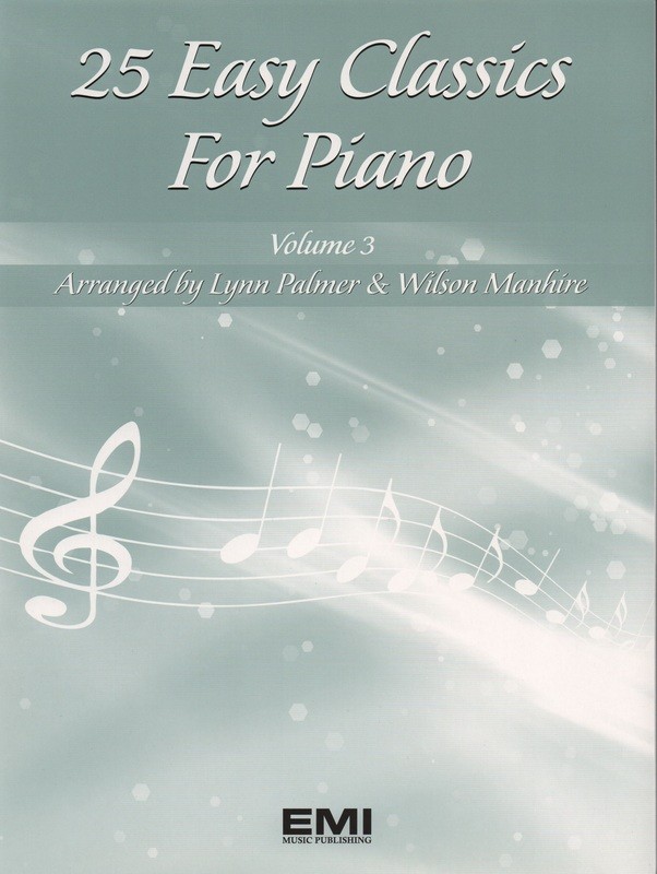 25 Easy Classics For Piano Song Book 3 Keyboard Songbook South Coast   P 28153 9317240522850 