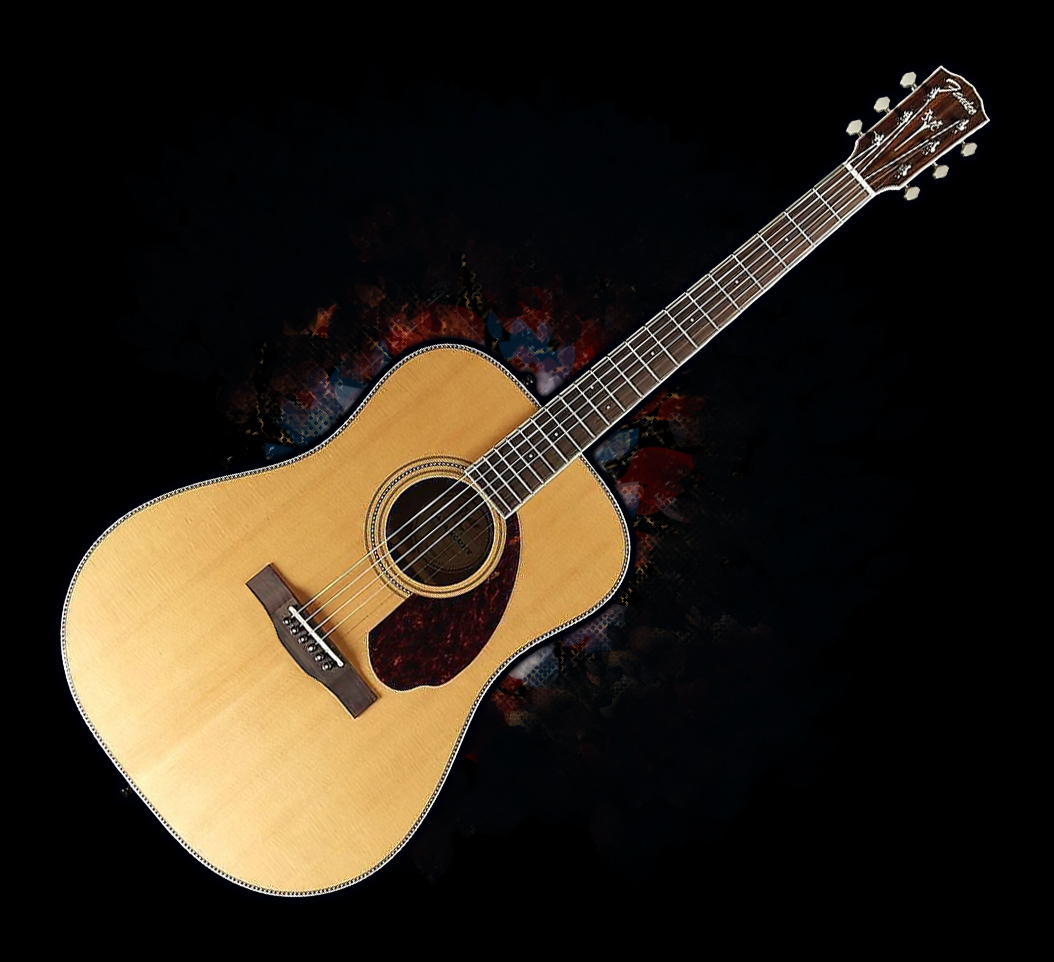 Fender Paramount Pm 1 Dreadnought Acoustic Guitar Standard Natural Case Included South Coast Music