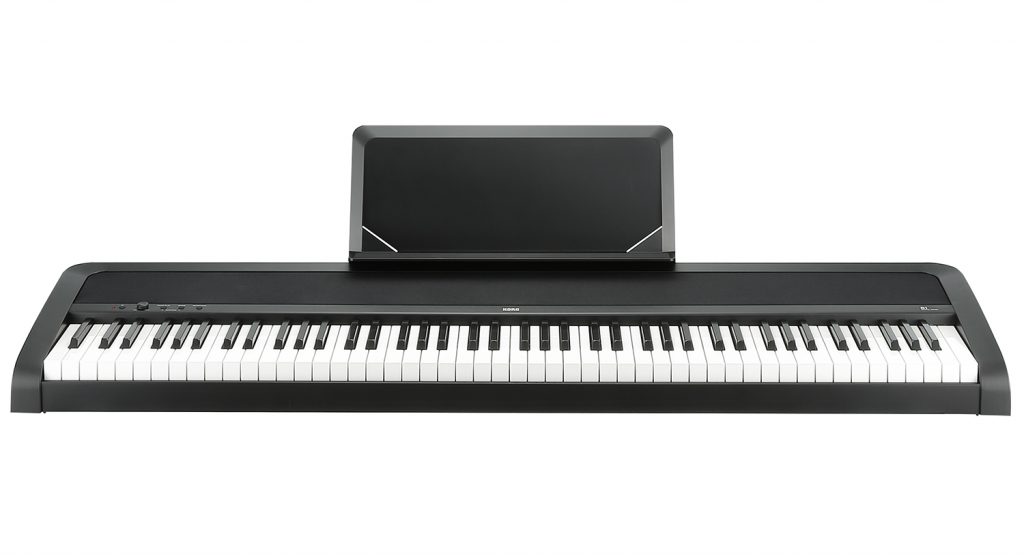 KORG B1 BK Portable Digital Piano Keyboard 88 Natural Weighted Hammer