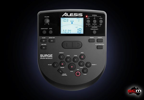 ALESIS SURGE MESH Drumkit Eight-Piece Electronic Drum Kit with Mesh ...