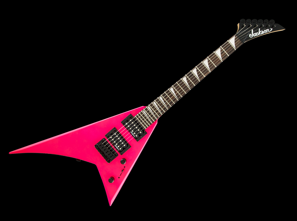 Jackson JS1X RR Rhoads Minion Electric Guitar ⅔ Scale Neon Pink – South ...