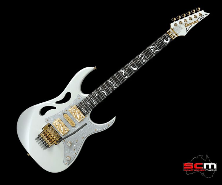 Ibanez Steve Vai PIA 3761 Electric Guitar Stallion White finish Made in ...