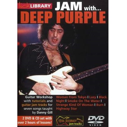 Lick Library Jam With Deep Purple Electric Guitar 2 DVD & CD Set